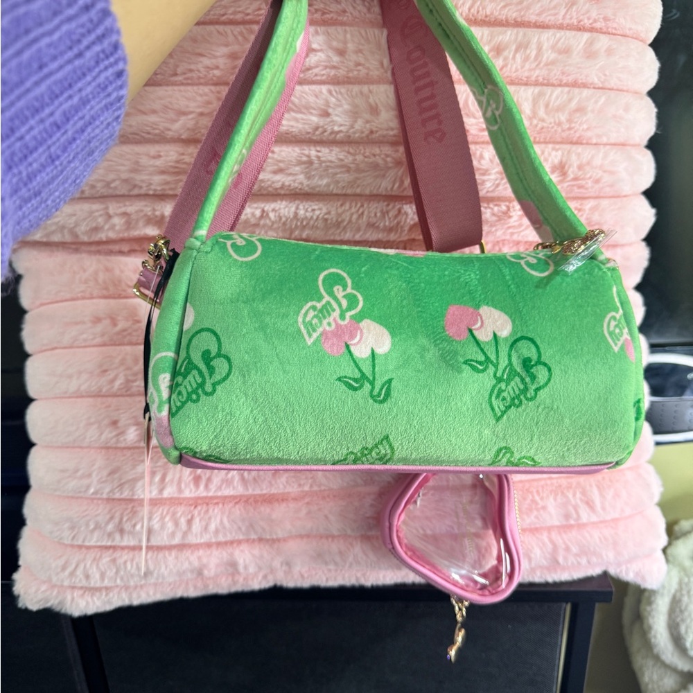 Juicy Couture Pink and Green crossbody Bag - Picture 8 of 16